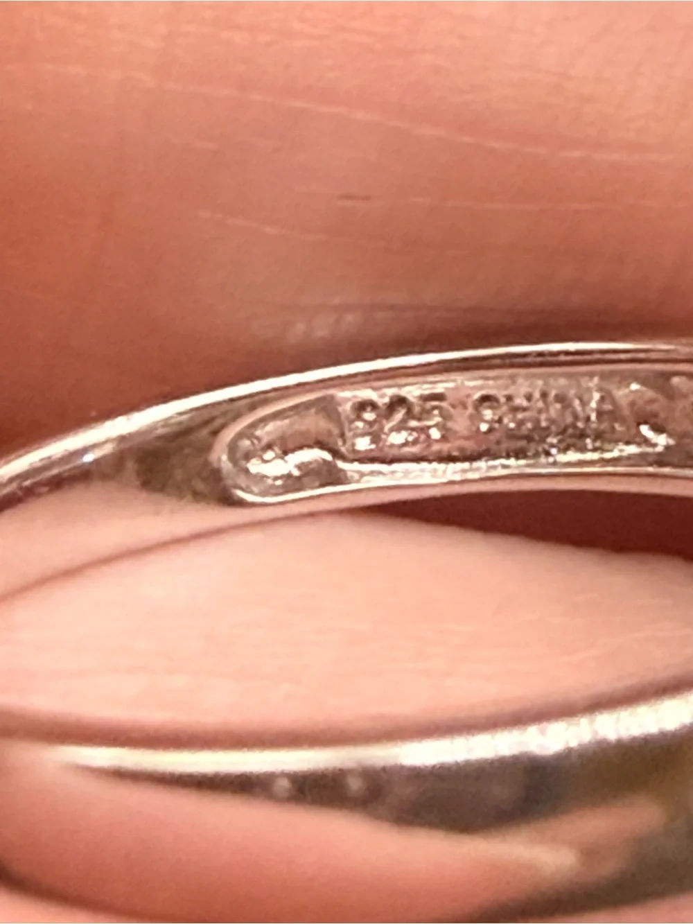 New Designer Sterling Silver‎ Cocktail Ring size 7
